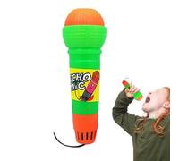 Jouet avec microphone Echo - Microphone pour qui change de voix, prétendant jouer à chanter, microphones amusants et légers, pas besoin de batterie | Microphones interactifs Jouet pour