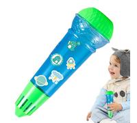 Jouet avec microphone écho pour enfants, jouet avec microphone qui change de voix - Amplification vocale du microphone amusant de dessin animé, fournitures multifonctionnelles pour le changement de