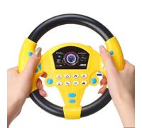Jouet avec volant : simulateur de voiture électrique, jouet de conduite pour | Jeu d'apprentissage interactif amusant avec lumière et son créatif, activité d'éducation précoce pour les