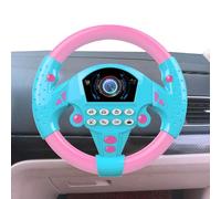 Jouet avec volant : simulateur de voiture électrique, jouet de conduite pour | Jeu d'apprentissage interactif amusant avec lumière et son créatif, activité d'éducation précoce pour les