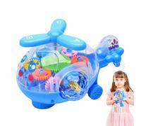 Jouet Avion pour, Avions Jouets pour,Jouet hélicoptère Lumineux électrique | Jouets éducatifs Amusants en hélicoptère avec Engrenages Mobiles colorés, Musique pour en Bas âge