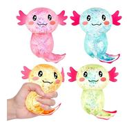 Jouet Axolotl Mignon Et Anti-Stress, Compact Et Portable, 8 X 10 Cm, Boules Anti-Stress en Sucre Axolotl, Jouets À Presser, Sensoriel Apaisant, pour , Adultes, Adolescents, Bureau, Voyage, mais