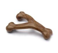 Jouet bacon à mâcher pour chien Benebone Wishbone Marron S
