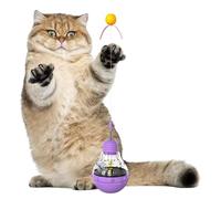 Jouet balle à pour chat Dispensateur Balle Nourriture Puzzle Interactif | Baguette Teaser LED à pour Chat Exercice et Divertissement d'Intérieur