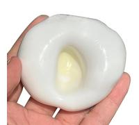 Jouet Balle Anti-Stress Portable, Gadget de Compression Souple, Outil sensoriel Anti-Tension à poignée élastique, Compagnon décompression Portable pour Le Travail Scolaire, la Maison, Les Voyages, la