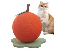 Jouet Balle en Sisal pour Chat - Grattoir en Sisal,Jouet De Grattage,Forme Orange pour Chatons, pour Anti-Ennui, Jeu, Exercice et Stimulation en Matériau Naturel pour Gratter