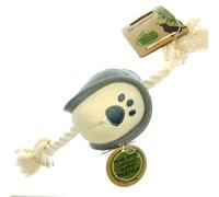 Jouet balle et corde Natural fun taille ø 8 x 33 cm pour chien