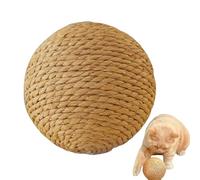 Jouet Balle pour Chat, Balle Jouet pour Chat | Grattoir pour Chaton avec Son, Jouet à gratter pour Chat, Boule de Sisal roulante Interactive pour Animal de Compagnie, Chaton, Lapin, Chiot