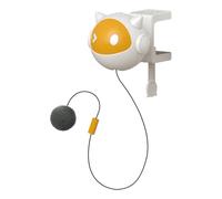 Jouet balle pour chat - Jouet intelligent à levage automatique pour animal de compagnie, bâton teaser d'intérieur, balle de levage interactive | Poulies à cordes électriques, équipement de jeu pour