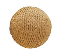 Jouet balle pour chat - Une balle roulante avec un son grattant en poils de crochet naturels, un grand équipement de jeu qui stimule la curiosité des animaux de compagnie - Produit de divertissement