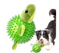 Jouet Balle Pour Chien À Pointes - Peluche Durable Et TPR | Balle À Mâcher Indestructible Pour Chiots Et Chiens | Nettoyage Des Dents, Rapporter, Jeu Interactif, Chiens De Petite, Moyenne Eet Grande T