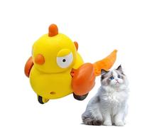 Jouet balle roulante à chat d'enrichissement à remonter en forme d'oiseau