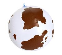Jouet ballon de plage - Imprimé vache été | Sphère de jeu gonflable pour piscine, accessoire léger et amusant pour anniversaire, activités de plein air, parc, cour, natation, vacances, divertissement