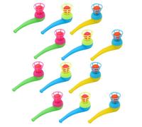 Jouet ballon flottant 12PCS - Jeu souffle balle et pipe à bulles enfants amusant, idéal comme cadeaux anniversaire enfants et petits cadeaux fête - jouets éducatifs souffle pour jeu fête enfant