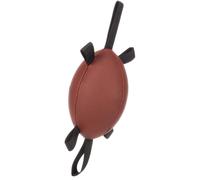 Jouet ballon Rugby marron foncé ø 13 cm x 21 cm pour chien