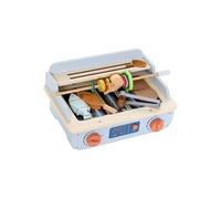 Table barbecue en bois Liam avec accessoires