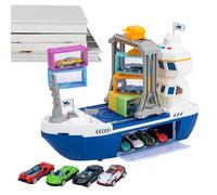 Jouet Bateau Cargo,Jeu D'Imitation Avec Lumières Et Son - Ensemble De D'Imitation Avec Grue Portique,Pour étudiants d'âge préscolaire passionnés fête rassemblement salon