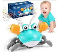 Jouet Bebe 1 2 An,Crabe Qui Marche Cadeau Enfant 2 Ans Jeu Jouet Bebe 3-6-12 Mois Anniversaire Garcon Fille Jouets D'éveil Musicaux