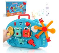 Jouet Bebe 1 An, Jouet Enfant 1 An, Busy Board Jouets Bebe 2 Ans Montessori Jeux Enfant 1 2 Ans Garcon Fille, Jeux Educatif 1 2 Ans Sensoriel Motricité Bébé, Cadeau Bebe 1 An 18 Mois Portable Noel