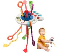 Jouet Bebe 6 7 8 9 12 18 Mois - Montessori Jeux Enfants - Sensoriel Eveil - Parcours Motricité Fine bébé - Educatif Hochet -