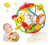 Jouet Bebe 6 Mois Fille Garçon,Jouet de Motricité Jouet Bebe 3 6 7 8 9 10 12 Mois,Hochet Bebe Boule 1 Fille Garçon