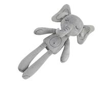 Jouet Bébé Apaisant Pour Le Sommeil, en Peluche de Lapin et d'Éléphant, Animal En Peluche Apaisant Pour Bébé, pour le Voyage la Chambre le Berceau la Nuit la Chambre d'Enfant la