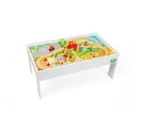 Jouet - BIGJIGS - Train Set & Table - Bois naturel - Pour enfants de 3 ans et plus - Accessoires inclus