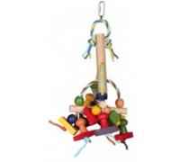 Trixie Jouet en bois pour oiseau multicolore 31 cm