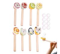 Jouet Boule Flottante - Équilibre Sensoriel en 8 Pièces, 5,51 x 1,57 Pouces | Jeu De Tube De Boules pour Le Plaisir Interactif À La Maison, École, Jardin D' , Réunions De Famille, COM