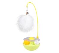 Jouet Boule pour Chat interactif - Souple en Peluche pour Teaser Chaton | Poignée légère Extensible avec rebondissant, Aides stimulantes pour l'exercice pour sa