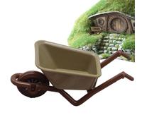 Jouet Brouette - Brouette Jouet Miniature | Mini Maison de Poupée Jardin Fée Simulation Ferme Chariot Brouette Micro Paysage Architecture Accessoires Décoration Jardin Dec