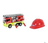 Bruder Camion de pompiers MAN TGA – Échelle rotative, L & S, casque de jeu