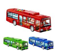 Jouet Bus Pour Enfant Garçons Et Filles, Jouet De Bus De Ville, Véhicules De Jeu Électrique Réalistes, Jouet Éducatif De Véhicules De Jeu Avec Lumières Et Sons, Portes Fonctionnelles Simulées