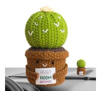 Jouet cactus - Cactus positif au crochet crocheté | Support émotionnel portable en peluche - jouet tricoté drôle | Poll de décoration de bureau - cadeau de soutien émotionnel, cadeaux positifs en pelu