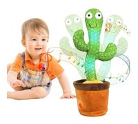 Jouet Cactus Qui Répète, Cactus Qui Parle et Chantant, Répétez Ce Que Vous Dites de Nouveaux Cactus en Peluche Cactus Qui Danse