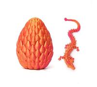 Jouet cadeau de sculpture en cristal d’œuf de dragon imprimé en 3D/369