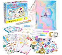 Jouet Cadeau Fille 4 5 6 7 8 9 10 11 Ans, Scrapbooking Carnet Secret Papeterie Bricolage Activites Manuelles pour Enfants