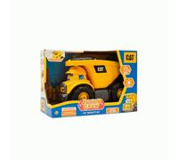 Caterpillar- Preschool rc Dump Truck CATToysOfficial Camion Benne radiocommandé 25 cm, 82454, Rouge