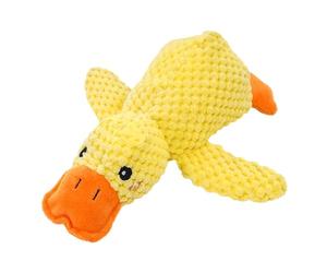 Jouet Canard En Peluche Pour Chiot, Jouet À Son Résistant À Grignoter, Canard Consolation Anti-Stress Jouets De Dentition Pour Chiots Pour Intérieur Et Voyage, Interaction Familiale Et Jeu D'Éveil