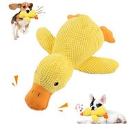 Jouet Canard Pour Chien - Jouet En Peluche Grinçant Pour Chiot, Coutures Renforcées Pour Une Mastication Douce, Son De Couac Interactif, Soulagement Doux De La Dentition De Petite Race, Design Réalist