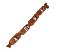 Jouet Canin Couineur Forme réaliste de saucisse avec couineur interactif | Jouet À Mâcher Chien Saucisse En Peluche Pour intérieur maison chambre salon bureau extérieur jardin terrasse pati