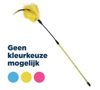 Jouet canne à chat Plumeau mélange de couleurs Zolux