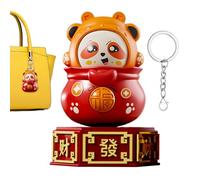 Jouet changeant de visage, panda changeante de visage, figurine miniature de panda anime, jolis ornements d'animaux avec de multiples visages uniques, décoration de la maison pour salon, ca
