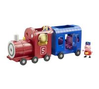 Jouet - CHARACTER OPTIONS - Peppa Pig Mlle Lapins train & Carriage Playset - 1 train - 1 chariot - 2 figurines