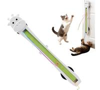 Jouet Chat À Corde x Interactifs Muraux et Rechargeables USB pour Animaux | Jouet Chat Animé pour à Domicile Intérieur Extérieur au Sol Entraînement Exercice Stimulation Mentale
