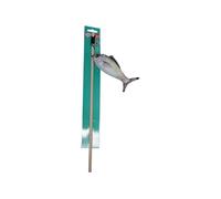 Jouet chat - AIME - Canne à pêche poisson - Stick bois, poisson 15cm