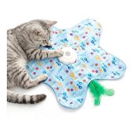 Jouet Chat Interactif, Jeux pour Chat Rechargeable par USB avec Chants d'Oiseaux, Jouet Chat Automatique pour Chat avec 3 Modes, Jeu Chat Interactif pour Chats d'Intérieur, Chatons et Chats Adultes