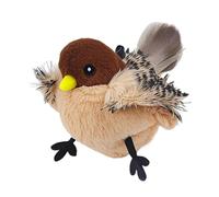 Jouet chat oiseau battant des ailes Oiseau Réaliste Interactif En Peluche