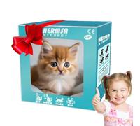 Jouet Chat Robot | Peluche Interactive Chat | Animal De Compagnie Électronique Avec Aboiements Et Miaulements Interactif Avec Marche Pour L'Apprentissage Des Et Le Divertissement Des Adultes