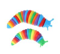 Jouet Chenille Escargot Arc-En-Ciel Qui Peut Relâcher La Pression Mentale, Jouets De Soulagement Éducatifs Pour Enfants, Squishy, Nouvelle Collection 2022